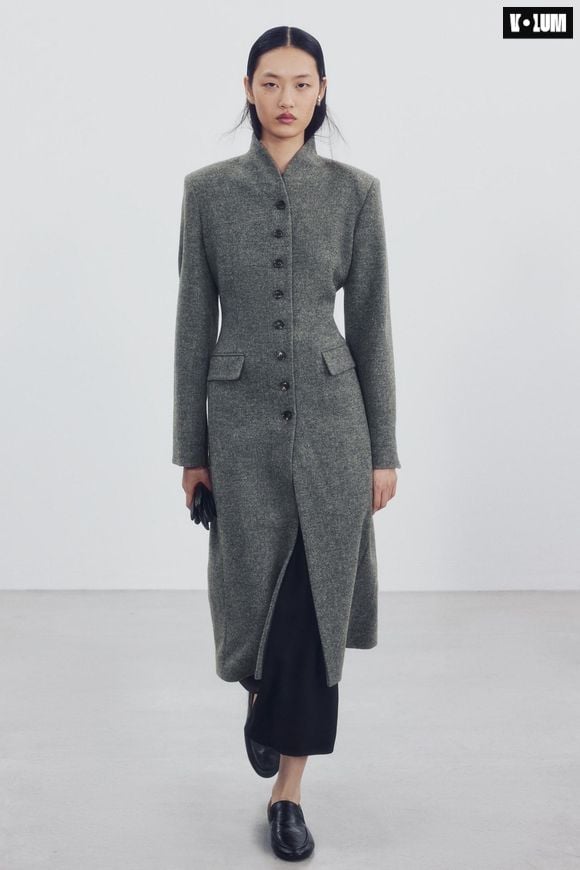 MANTEAU LAINE BOUTONS ZW COLLECTION