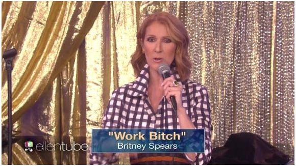 Céline Dion reprend "Work Bitch" en live !