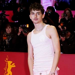 Timothée Chalamet - Première du film "A Complete Unknown" lors de la 75ème édition du festival international du film de Berlin (La Berlinale 2025), le 14 février 2025.