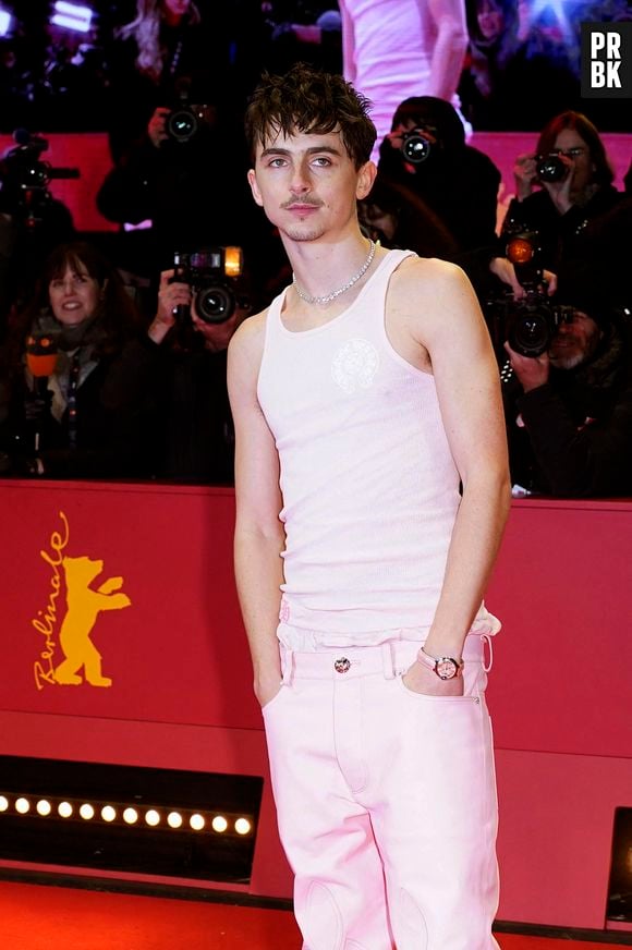 Timothée Chalamet - Première du film "A Complete Unknown" lors de la 75ème édition du festival international du film de Berlin (La Berlinale 2025), le 14 février 2025.