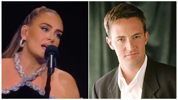 Adele rend hommage à Matthew Perry
