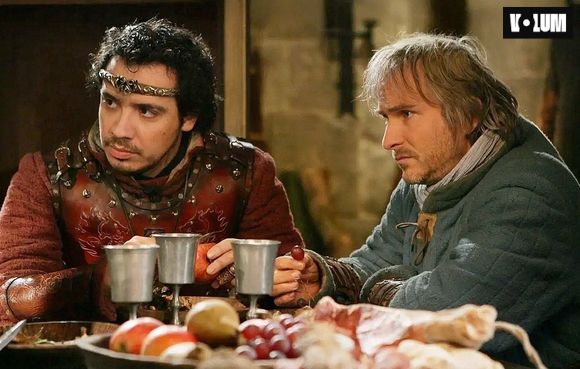 Alexandre Astier et Franck Pitiot dans Kaamelott