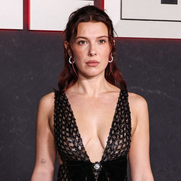 HOLLYWOOD, LOS ANGELES, CALIFORNIE, USA - 08 NOVEMBRE : L'actrice et productrice britannique Millie Bobby Brown arrive à l'événement Netflix FYSEE : The Fall Edit - 'Stranger Things' Season 5 FYC (For Your Consideration) qui s'est tenu au Netflix Tudum Theater le 8 novembre 2025 à Hollywood, Los Angeles, Californie, États-Unis. Photo par Xavier Collin/Image Press Agency/ABACAPRESS.COM