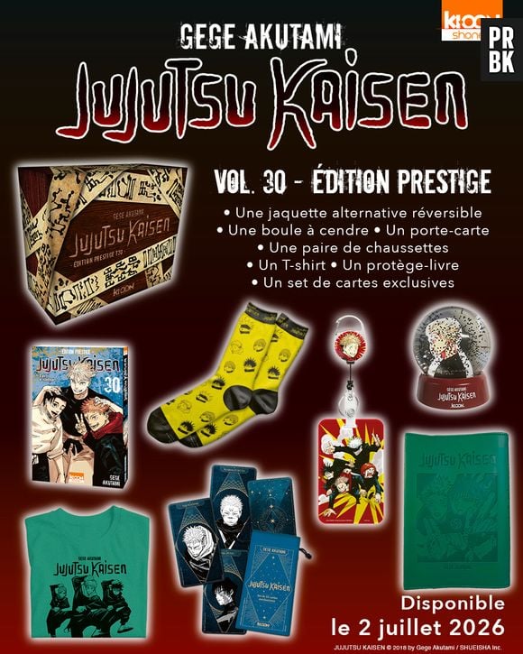 Jujutsu Kaisen - coffret collector du Tome 30