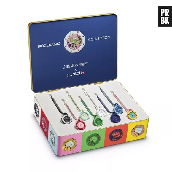 Découvrez les 8 montres de poche Audemars Piguet x Swatch