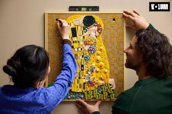 Gustav Klimt version Lego