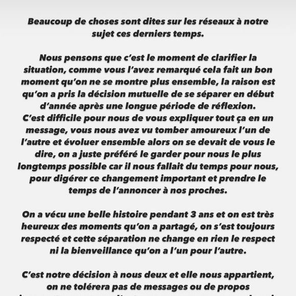 Michou et Elsa Bois séparés