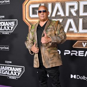 Vin Diesel à la première du film "Les Gardiens de la Galaxie 3" à Los Angeles, le 27 avril 2023.