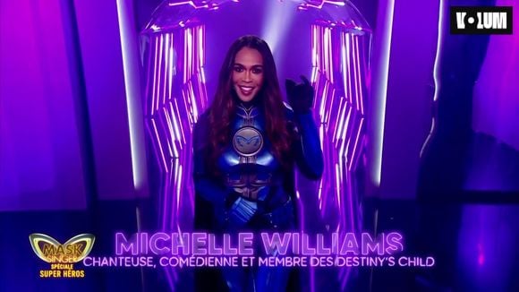 Michelle Williams dans Mask Singer sur TF1.