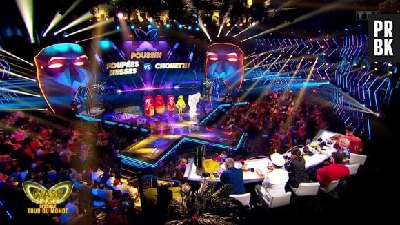 Les Poupées russes, le Poussin et la Chouette dans Mask Singer, le 22 mai 2026