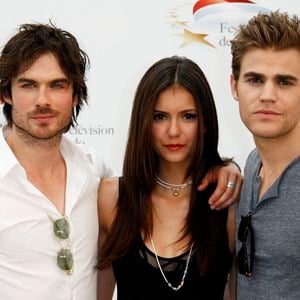 Archives - Ian Somerhalder, Nina Dobrev, Paul Wesley - People au 50ème Festival de la Télévision de Monte-Carlo. Le 20 juin 2010
