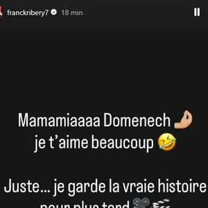 Franck Ribéry publie une story contre Raymond Domenech après le documentaire Netflix sur les Bleus.