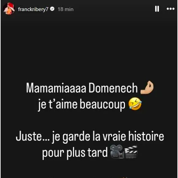Franck Ribéry publie une story contre Raymond Domenech après le documentaire Netflix sur les Bleus.