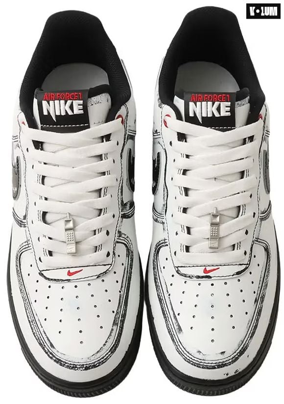 Ghostface en inspiration pour cette Air Force 1