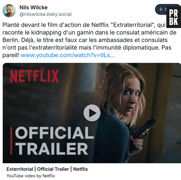 Exterritorial, un film peu crédible sur Netflix