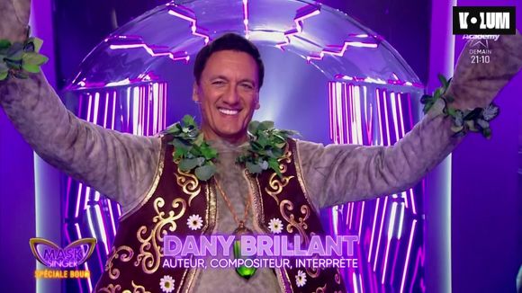 Dany Brillant le 5 juin 2026 dans Mask Singer sur TF1.