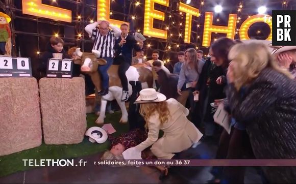 Téléthon 2025 : grosse chute en direct de Sophie Davant
