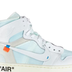 Pour cette Air Jordan 1 Virgil Abloh Archive "Alaska", il faut camper 48h à Paris, à Londres, un simple panier suffit