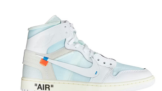 Pour cette Air Jordan 1 Virgil Abloh Archive "Alaska", il faut camper 48h à Paris, à Londres, un simple panier suffit