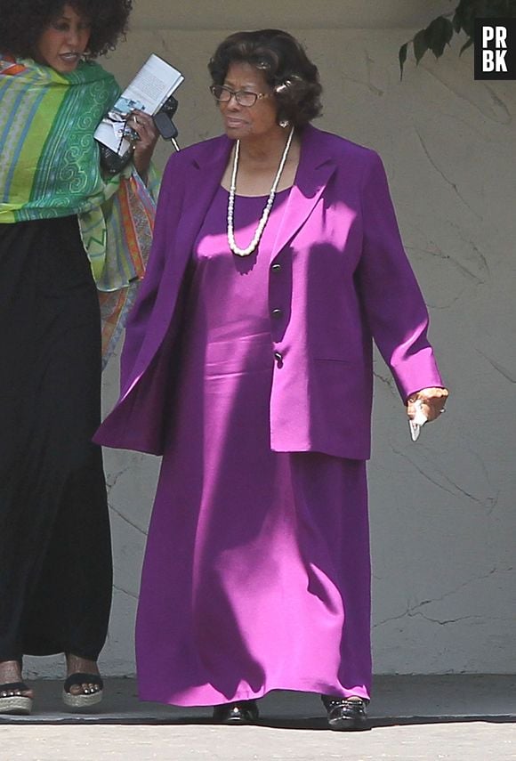 Katherine Jackson a assisté au service religieux d'une eglise a Woodland Hills. Le 9 juin 2013