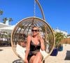 Kelly Vedovelli profite de ses vacances.