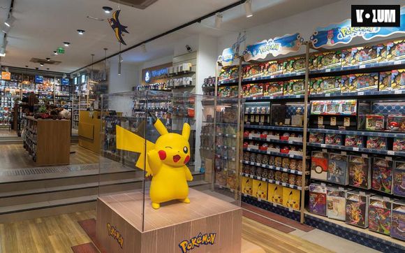 Un corner de 80m² dédié au TCG Pokémon