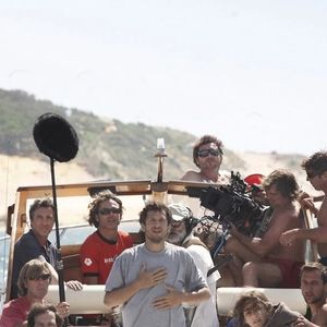 Guillaume Canet sur le tournage des Petits Mouchoirs