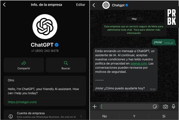 ChatGPT débarque sur WhatsApp