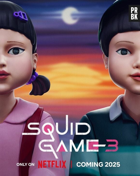 Première affiche de la saison 3 de Squid Game.