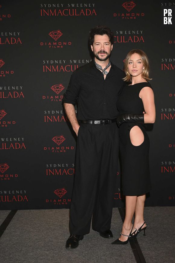 Sydney Sweeney et Alvaro Morte sur le photocall du film Immaculate au Mexique le 2 mai 2024 (Credit Image: © Carlos Tischler/eyepix via ZUMA Press Wire)
