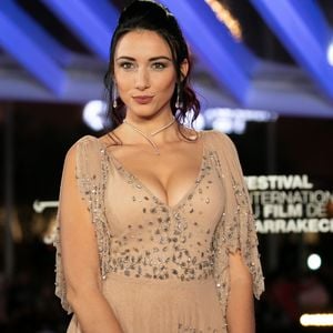 Delphine Wespiser - Les célébrités assistent à l'hommage rendu à Bertrand Tavernier pour l'ensemble de sa carrière lors du festival du film de Marrakech, le 1er décembre 2019.