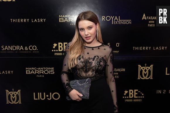 Info - La chanteuse Carla Lazzari («The Voice Kids») victime d’une tentative de kidnapping - Exclusif - Carla Lazzari - Soirée à la suite Sandra & Co lors du 76ème Festival International du Film de Cannes, France, le 17 mai 2023. © Aurelio Stella/Bestimage