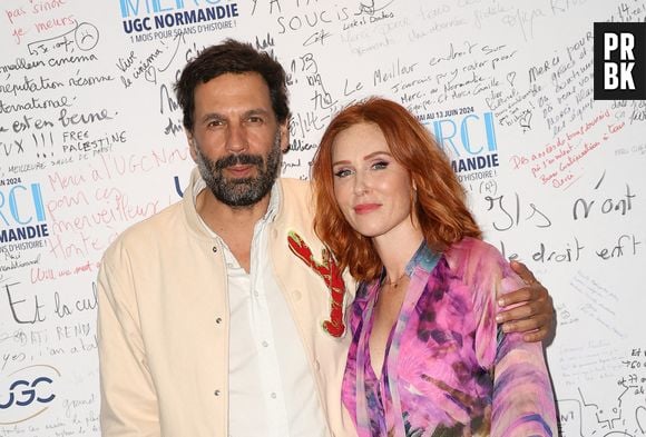 Mehdi Nebbou et Audrey Fleurot - Avant premiere de la série TF1 "HPI 4" au cinema UGC Normandie à Paris le 13 mai 2024. © Coadic Guirec/Bestimage