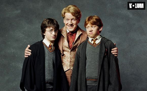 Daniel Radcliffe, Kenneth Branagh et Rupert Grint dans Harry Potter et la Chambre des secrets.