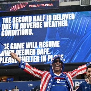 Mg Philadelphia (Stati Uniti) 20/06/2026 - FOOTBALL : France vs Irak - Coupe du monde FIFA 2026 - Lincoln Financial Field Philadelphie - 22/06/2026 nella foto: partita sospesa per allarme maltempo © PsnewZ / Bestimage