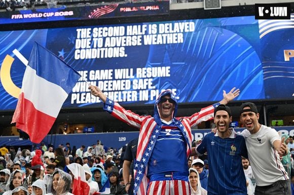 Mg Philadelphia (Stati Uniti) 20/06/2026 - FOOTBALL : France vs Irak - Coupe du monde FIFA 2026 - Lincoln Financial Field Philadelphie - 22/06/2026 nella foto: partita sospesa per allarme maltempo © PsnewZ / Bestimage