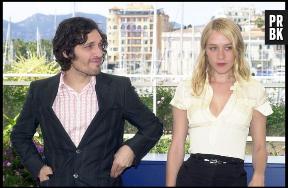 Chloë Sevigny et Vincent Gallo au photocall du film The Brown Bunny au 56ème Festival de Cannes