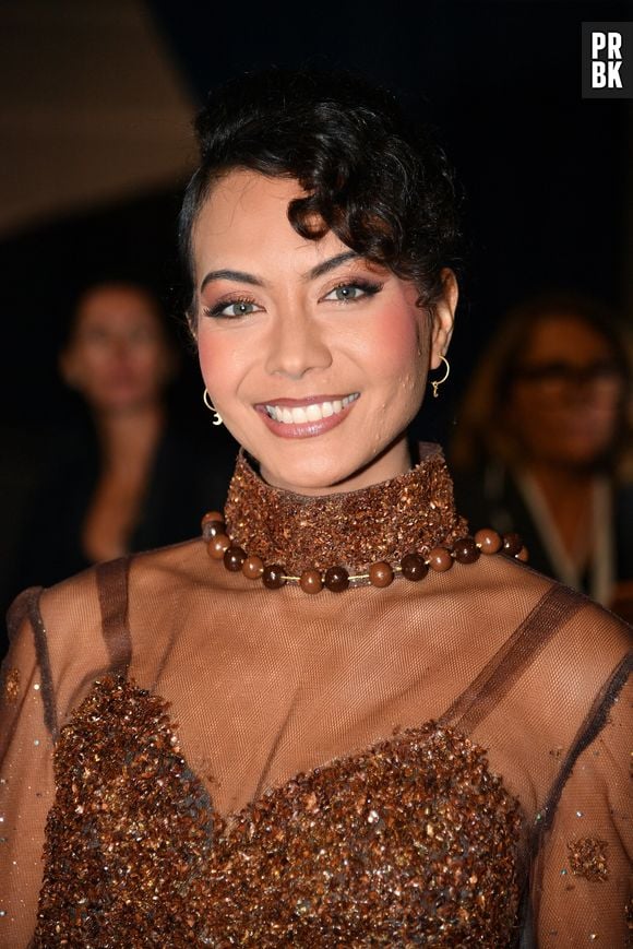 Vaimalama Chaves - Backstage du défilé d'ouverture du salon du chocolat 2024 à Paris porte de Versailles en faveur de l’association Mécénat Chirurgie Cardiaque à Paris. © Perusseau-Veeren/Bestimage