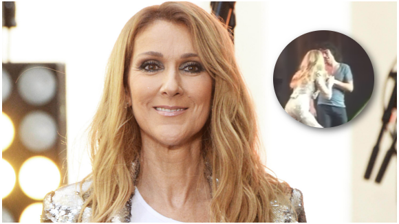 Céline Dion invite un fan sur scène !