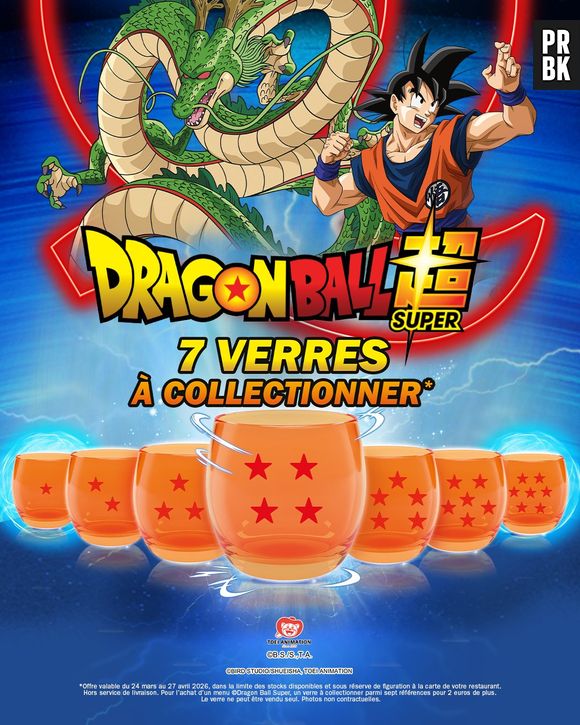 Verres à collectionner Dragon Ball Z chez Quick
