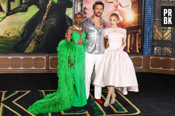 Cynthia Erivo, Jonathan Bailey et Ariana Grande à Los Angeles au Dorothy Chandler Pavilion at The Music Center.