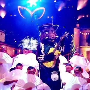 Le Sanglier le 29 mai dans Mask Singer, sur TF1.