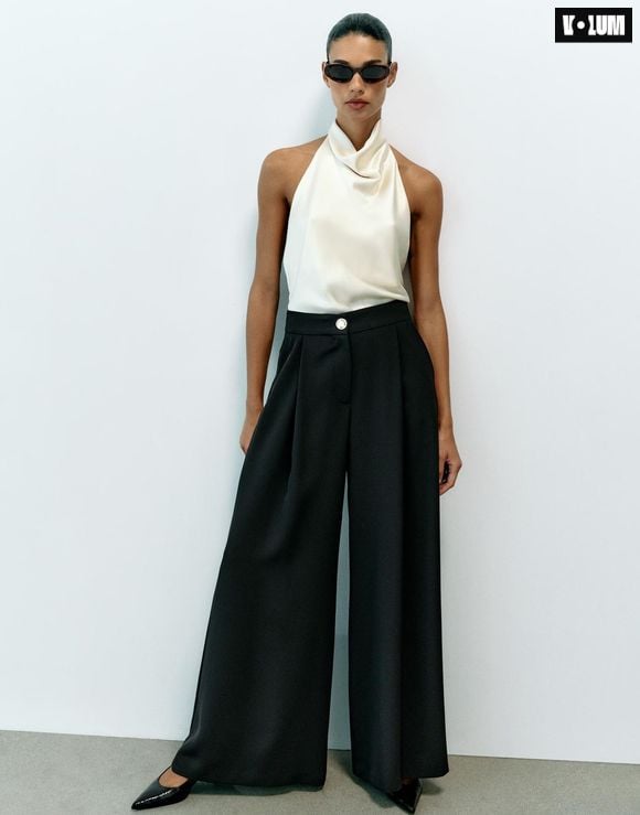 Le pantalon palazzo le plus élégant de Zara