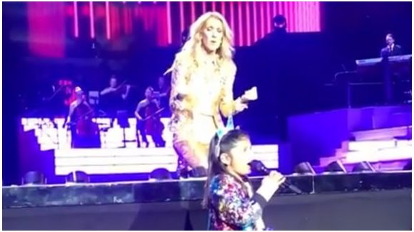 Céline Dion invite une fan de 7 ans sur scène