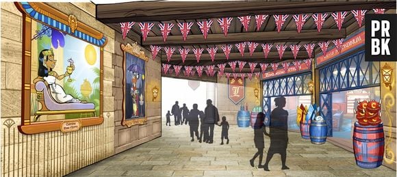 Aperçu de Londinium, la nouvelle zone du Parc Astérix qui remplacera la zone Paris