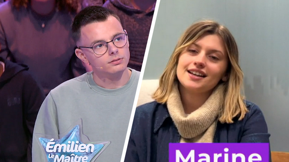 Les 12 Coups de Midi : "J’ai un petit crush sur Émilien", Marine prise en flag durant le Prime de Noël