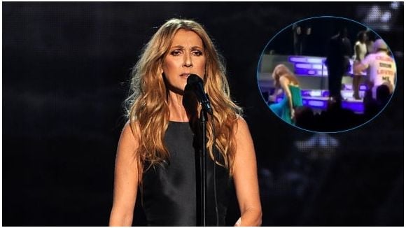 Céline Dion : un fan surgit sur scène (VIDEO)