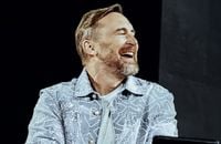 David Guetta sur la scène du Stade de France le 11 juin 2026.