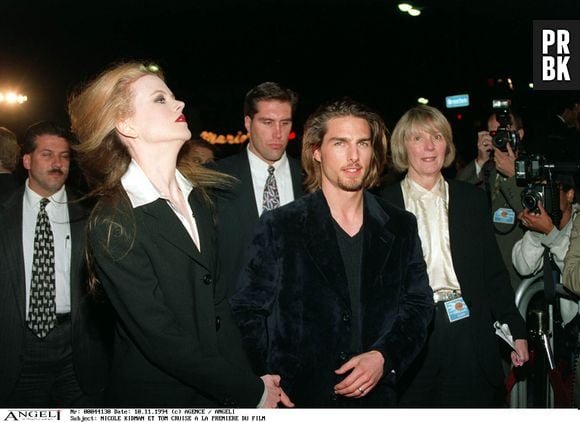 NICOLE KIDMAN ET TOM CRUISE A LA PREMIERE DU FILM "INTERVIEW WITH THE VAMPIRE" "PLAN AMERICAIN"