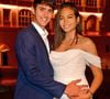 Exclusif Vaimalama Chaves (Miss France 2019), et son compagnon, Nicolas Fleury - Le Grand Dîner s'est installé à Monaco pendant le 78ème Grand Prix de Formule 1 au Castel Roc, l'établissement situé en face du palais princier, le 22 mai 2021. © Bruno Bebert/Bestimage